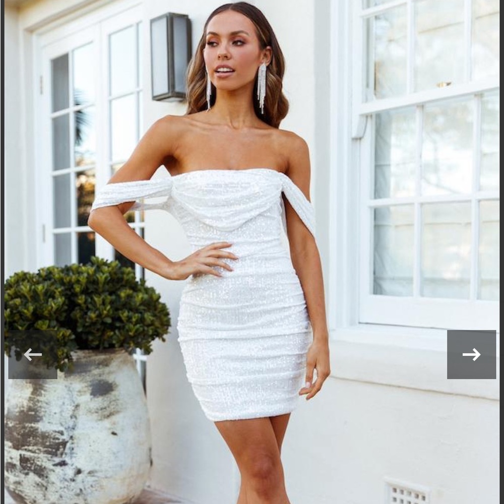 Hello Molly- Frequent the Club Mini Dress